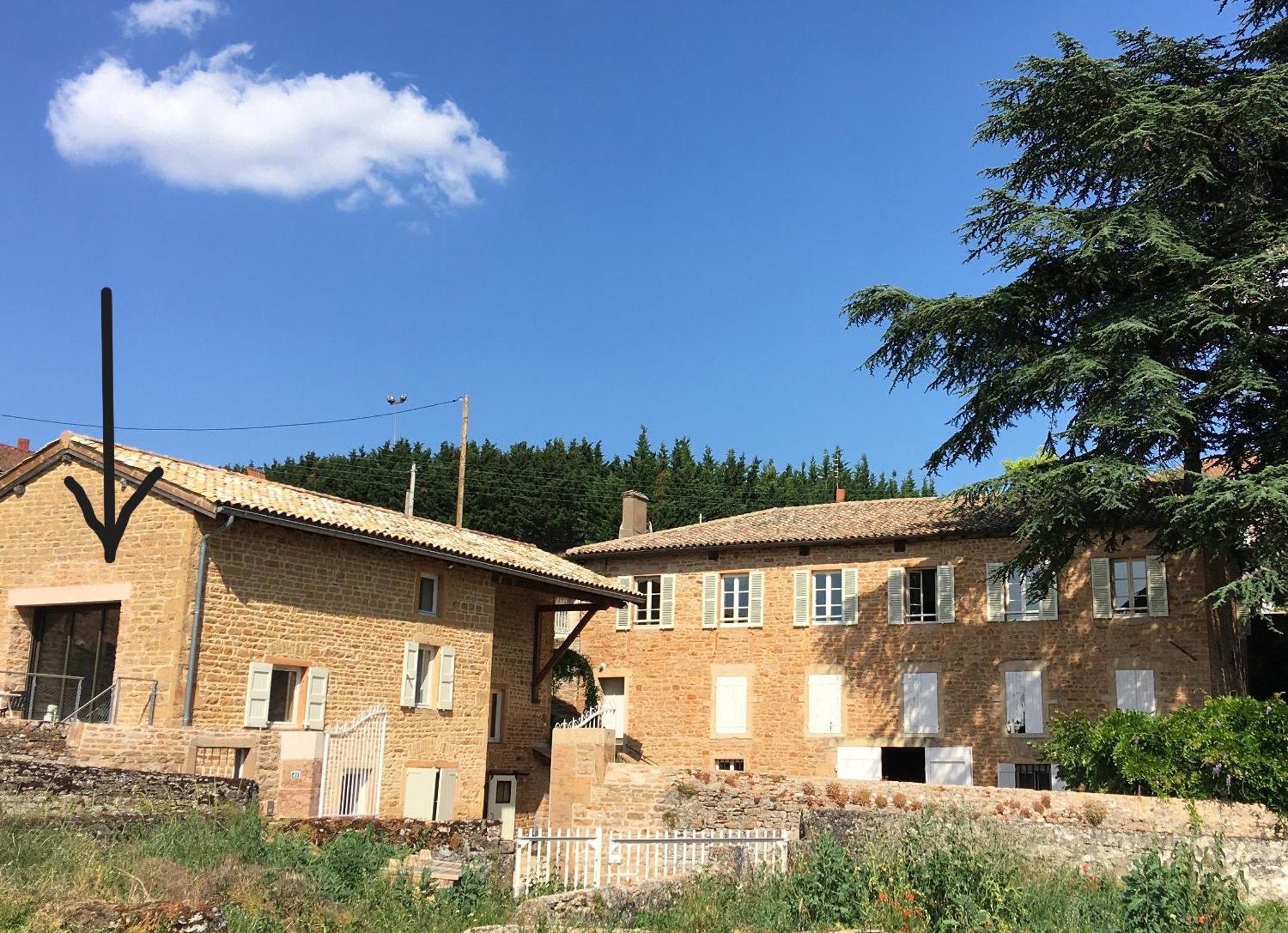 Appartement Contemporain Dans Une Authentique Demeure Viticole Charnay-les-Macon Экстерьер фото